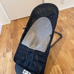 バウンサー　ベビービョルン　メッシュ　ブラック　収納バッグ付き　
①の画像