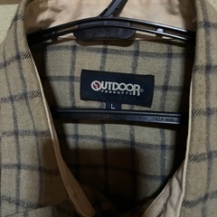 チェックシャツ　アウトドアプロダクツの画像