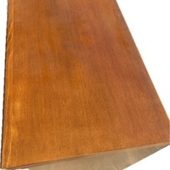 カリモク　ガラスキャビネット　ウォールナット色の画像