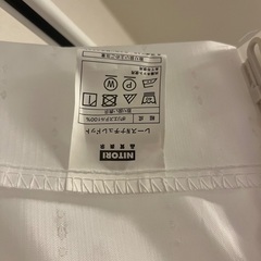 【美品】ニトリ遮光カーテン＋レースカーテン(幅約100×丈約135cm)の画像