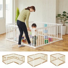 カトージベビーサークル　扉付きの画像