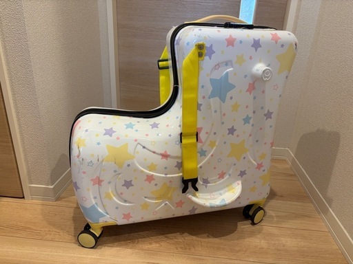 noriccoノリッコ キャリーケース 星柄 NORICCOノリッコ子ども乗れるキッズキャリーケーススーツケースMサイズ