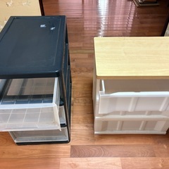 収納ケース　キャビネット4つまとめての画像