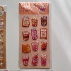 立体シール　3Dシール　ボンボンドロップシール　風の画像