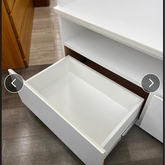 ニトリ テレビボード ホワイト ポルテ 120TVの画像