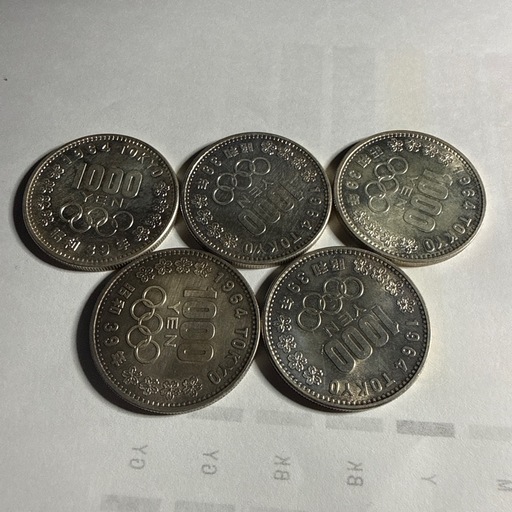 オリンピック　銀メダル　銀貨