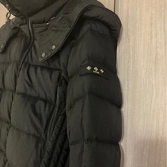 タトラス　ダウンジャケット　フード付きロングダウンコート　ブラック TATRAS  /  サイズ : Sの画像