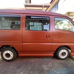 格安⭐️エブリィVWワーゲンバス⭐️AT/AC付⭐️オールドクラシック茶色⭐️ハイルーフの画像