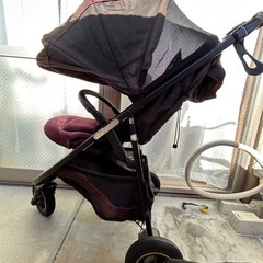 Aprica アップリカ スムーヴ スマートブレーキ 座面クッション付きの画像