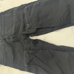 ユニクロ　メンズ　黒　スキニーパンツの画像