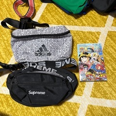 本日22時頃削除😁ボディバ5点セット･バラ売り可･supreme･STUSSY･CHUMS･THRASHER･adidasの画像