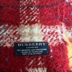 Burberry マフラーの画像