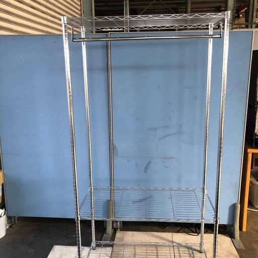 中古メタルハンガーラック (マキシー久沢倉庫) 富士宮の収納家具