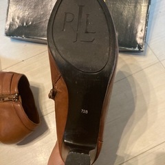 ラルフローレン　ショートブーツ　茶　ブラウンの画像