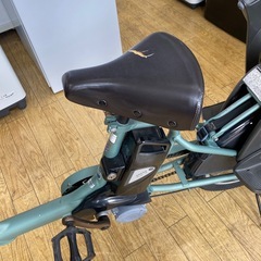 🩵👶前後子供乗せ👧🩷ブリヂストン BRIDGESTONE 電動アシスト自転車 bikke POLAR e 20型 13.2Ah 内装3段変速  BP0D37 bikke POLAR e 　T.レトログリーン🚴NO.2267Fの画像