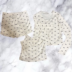 Dazy アイウェア柄 ルームウェア 白の画像