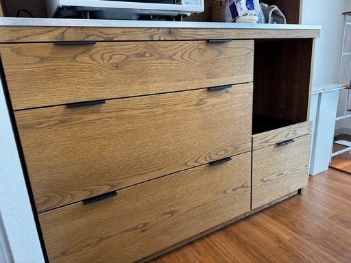 unico ウニコ ADDAY オーク材 キッチンボード レンジボード 食器棚