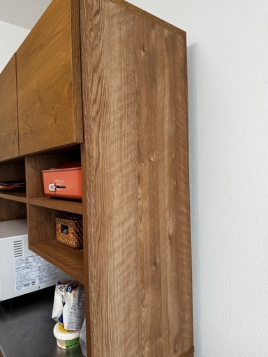 unico ウニコ ADDAY オーク材 キッチンボード レンジボード 食器棚