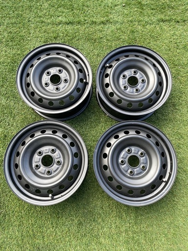 トヨタ ノア ヴォクシー エスクァイア 等 15インチ 6J +50 5穴 114.3 スチールホイール 4本