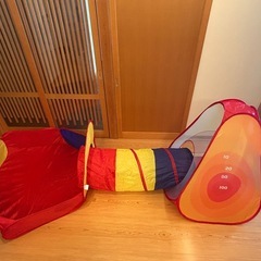 キッズテント　トンネルの画像