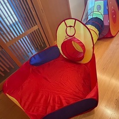 キッズテント　トンネルの画像