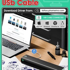 サーマルコピー機  タトゥープリンターの画像