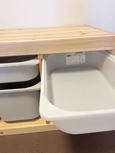おもちゃ箱 棚 IKEA トロファスト 木製 北欧風