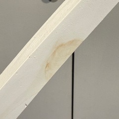 木製　ホワイト　コートハンガー　ポールハンガー　スタンド　の画像