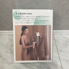 スチームアイロン 超軽量 衣類スチーマー 小型 2段階スチーム量調節　139の画像
