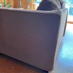 オットマン付き カウチソファ（セパレートタイプ）の画像