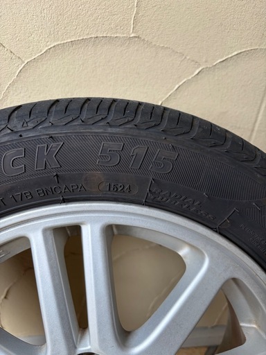 【取引完了】ノーマルタイヤアルミ(ダイハツ純正)付き4本セット　155/65R/14