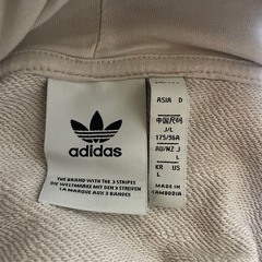 adidas　スウェットパーカー　トレフォイルカモフーディー Lの画像