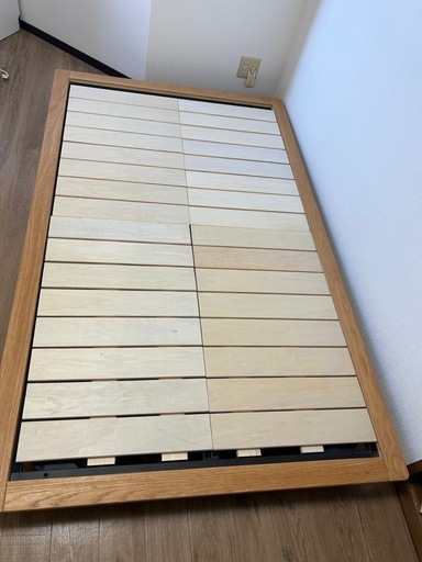 無印良品ベッドフレームセミダブル (ぴんこ) 長泉なめりの寝具の中古