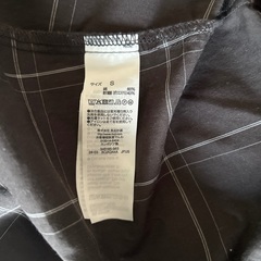 無印グレーワンピースの画像