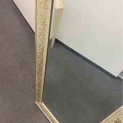 装飾フレーム 全身ミラー　クラシック調 木製　サロン　店舗什器　フィッティングミラーの画像