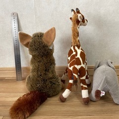 動物ぬいぐるみ 3点セットの画像