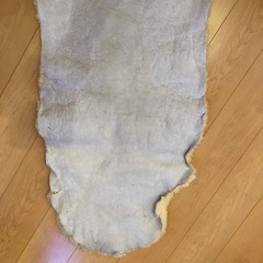 ニュ-ジ-ランド直販品 上質・天然リアル ム―トン ラグ(キャメル短)の画像