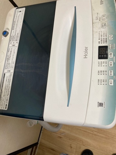 ハイア-ル 2022年製 洗濯槽分解洗浄済 JW-U55HK  訳ありの格安品　全自動洗濯機　3ヶ月保証付