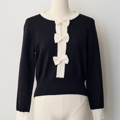 フロントリボンモチーフカーデ　frene　フラーネの画像