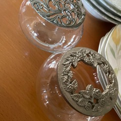 花柄の食器
の画像