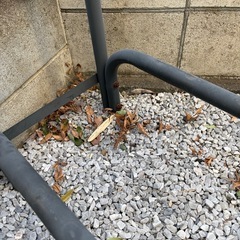 自転車用ラック？　置き場の画像