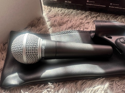 Shure SM58 ダイナミックマイク（付属品あり）