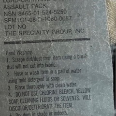 米軍 実物 バックパック MOLLE LIGHTWEIGHTの画像