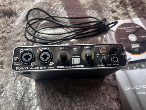 Roland QUAD-CAPTURE オーディオインターフェース