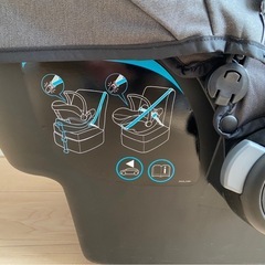 【お手入れ済み】Joie チャイルドシート ジェム（KATOJI）シートベルト固定式の画像