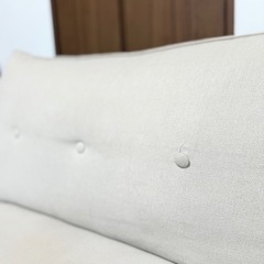 ニトリ/ベージュソファ の画像