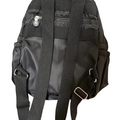 ブラックリュック・バックパックの画像