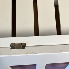 コンビミニ　ベビーベッド　木製　白色の画像