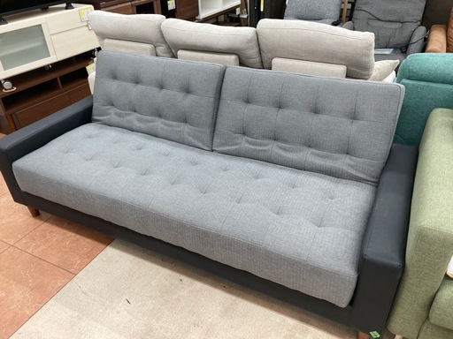 ?️モデルルーム展示品あがり?️TWO-ONE STYLE トゥーワンスタイル?️ソファベッド?️Nセパレ?️肉厚?️グレー?️286