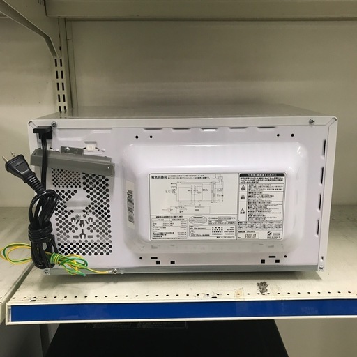 ジャングルジャングル貝塚店　電子レンジ　ユアサ　2024年製　白　ホワイト　ターンテーブル　50-60Hz  共用　ヘルツフリー　横開